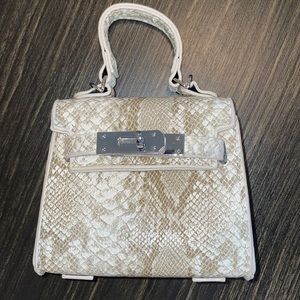 Girls snakeskin purse with strap